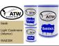 Preview: Saab, Light Cashmere (Interior), WA830K: 500ml Lackdose + 500ml Klarlack + 250ml Härter - Set, von ATW Autoteile West.